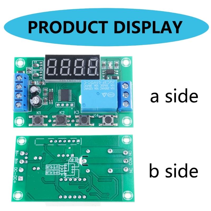 YYC-2S Adjustable Timer Relays Module 1CH with LED Display For Automation Control 5V Time Delay Ranging 0.01s To 999m