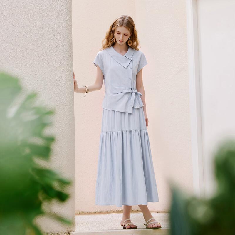 Women's French Style Two-Piece Skirt Set