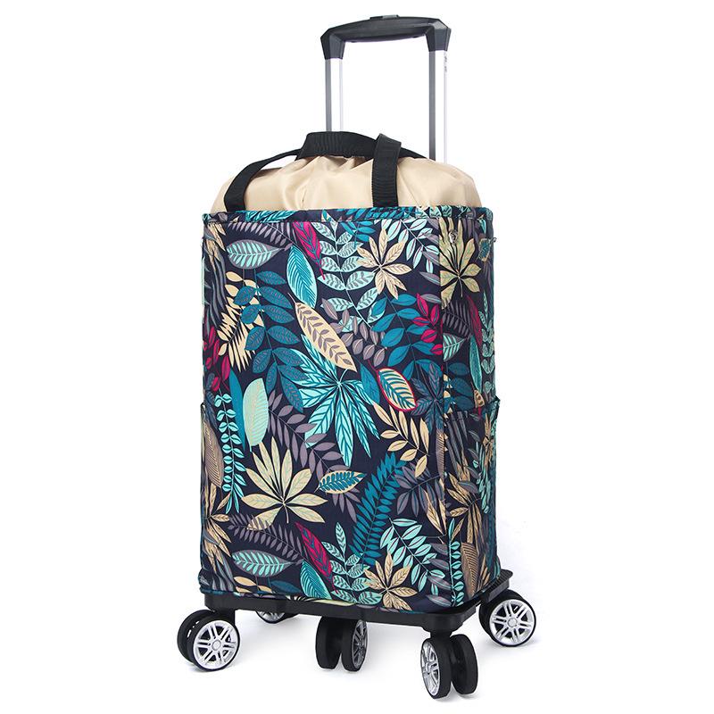 Lightweight Folding Insulated Shopping Cart for Groceries and Home