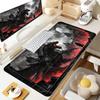 Game Dragon Boy Pattern MousePad, Anime Mouse Pad, Desktop Pad, Sewed Edge Mouse Pad Keyboard Pad Suitable for Gamers and Office