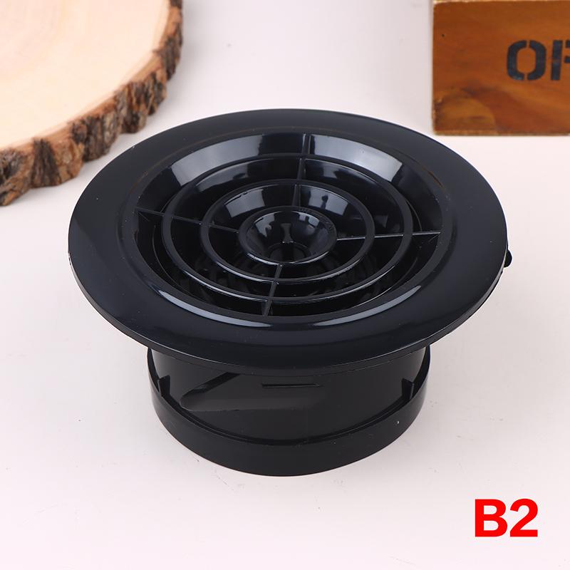 4 Shapes Availables 75/100/125Mm Round Ducting Ventilation Cover Air Vent Extract Valve Grille Air Circulation Vents Cover