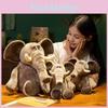 Cute Plush Elephant Doll With Pp Cotton Filling For Kids Decoration Bedroom