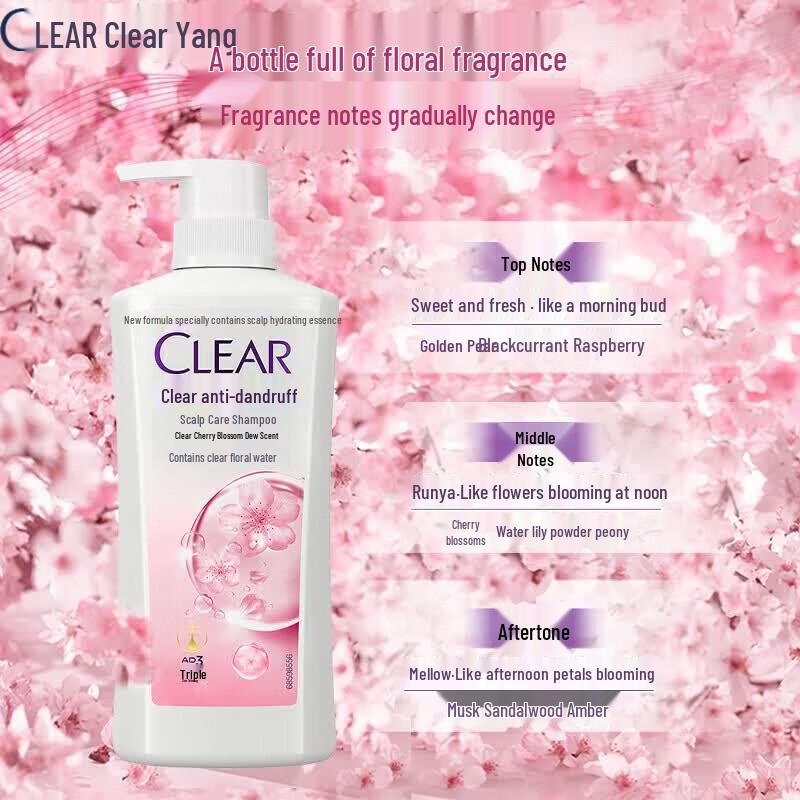 Clear & Fresh Anti-Dandruff Sakura Dew Shampoo