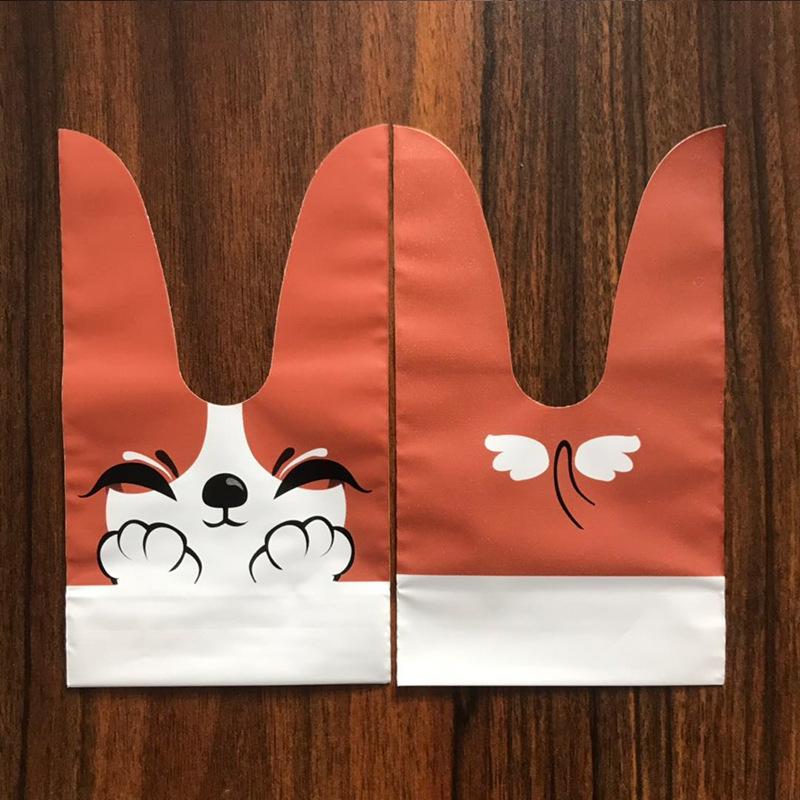 Children's Day Gift Bag: Snowflake Crisps, Snacks, Biscuits, Candy Rabbit Ear Packaging