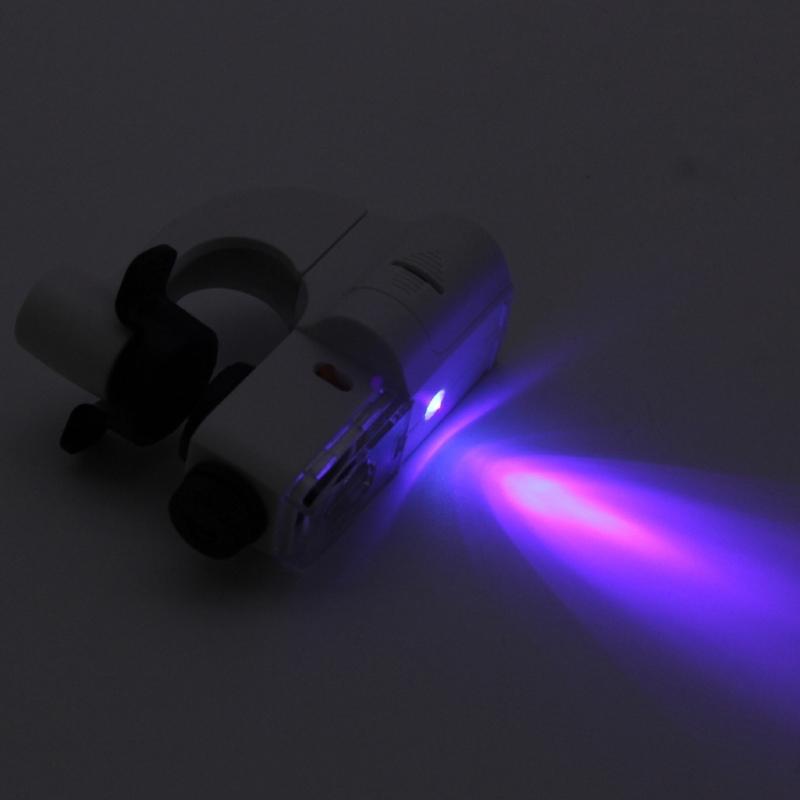 60X Magnification Jewelry Gemstones  Loupes with LED Light Magnifier Lens for Professional Inspection Detailed Observation