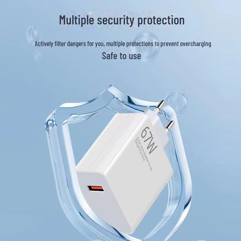 67W EU-Ladegerät für Xiaomi Poco X3 GT/Redmi Note 11 Pro