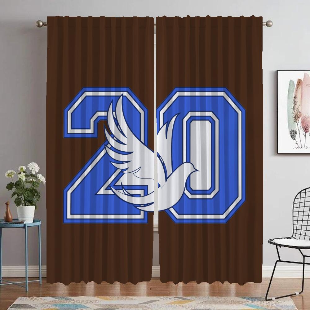 

Zeta Phi Beta Lightweigh Kitchen Curtains for Living Room Window Curtain Halloween Decoration Tulle for Bedroom Partition Shades W50xH70cmx2pcs-CL