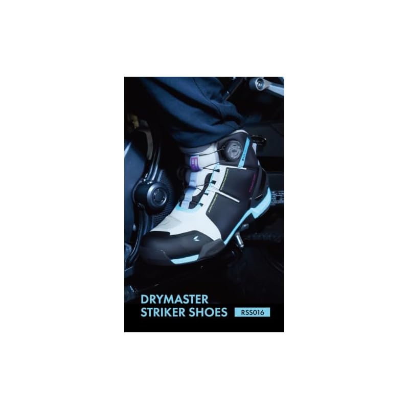 RS Taichi (RS Motorcycle Riding Shoes, Waterproof, Built-in Protector, BOA Dial, Shift Guard, 016 DRYMASTER Striker Shoes RSS016)