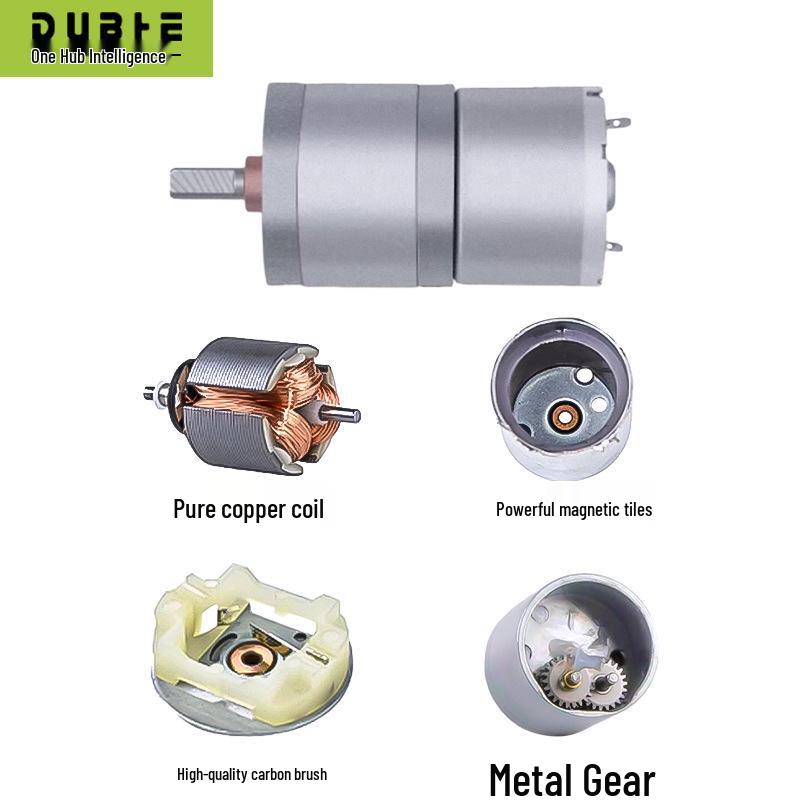 JGA25-310 Mini DC Gear Motor for Smart Cars & Homes, 6V/12V with Speed Control