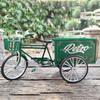 Vintage Classic Simulation Tricycle Toy Three Wheeled Metal Diecast Alloy Three Wheeled Bicycle Handicraft Alloy Model