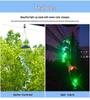 Solar Wind Chime: Seven-Color Gradient Waterproof Garden Lamp for Outdoor Decoration
