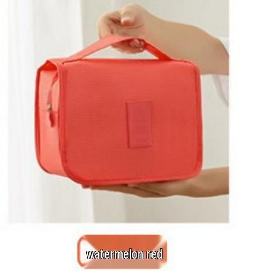 Foldable Women's Travel Wash Bag with Hanging Hook