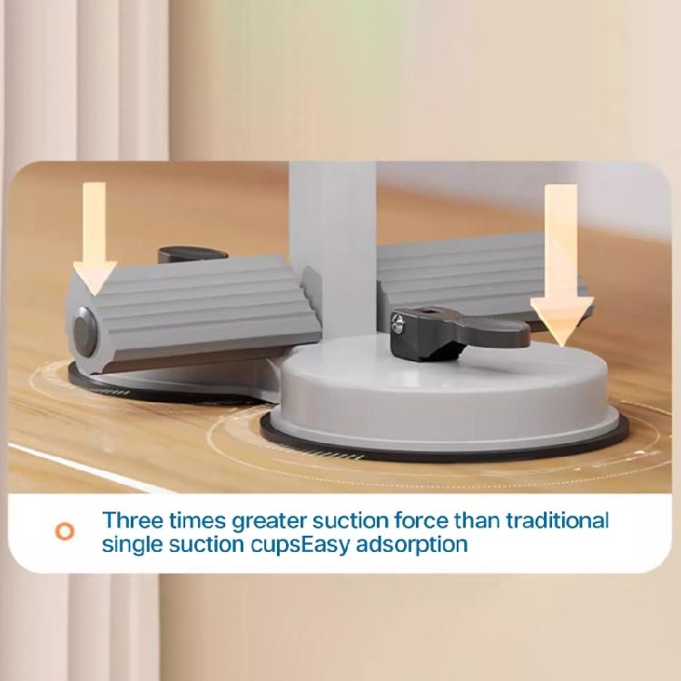 Sit Up Assistant Device Adjust Floor Sit Up Bar with Strong Suctions Cups