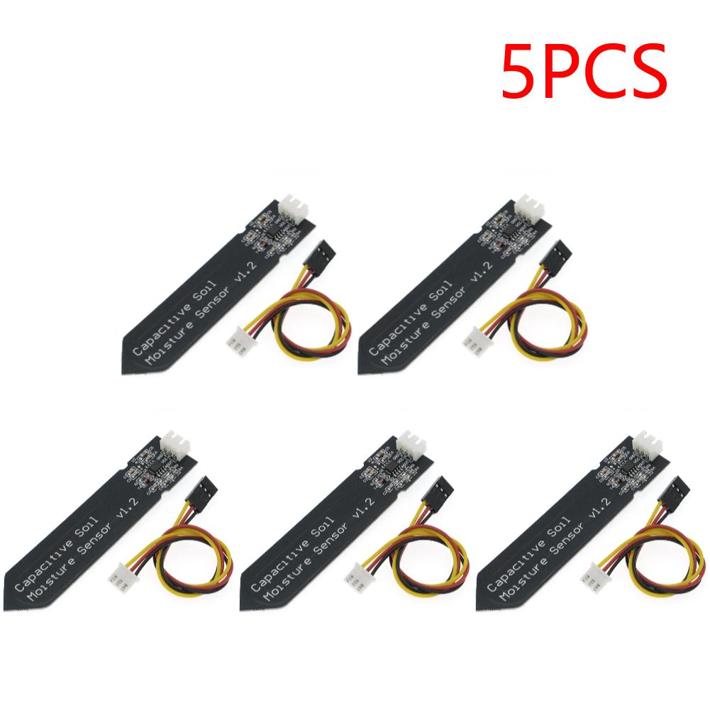 Soil Humidity Moisture Sensor Module Wide Voltage 3.3V Garden Watering DIY Module Corrosion Resistant W/ Gravity for Arduino