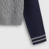Women's Embroidered Logo Wool Blend Cable Knit Sweater