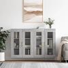 VidaXL Wall Cabinets 2 Pcs Sonoma Grey Engineered Wood 3197935