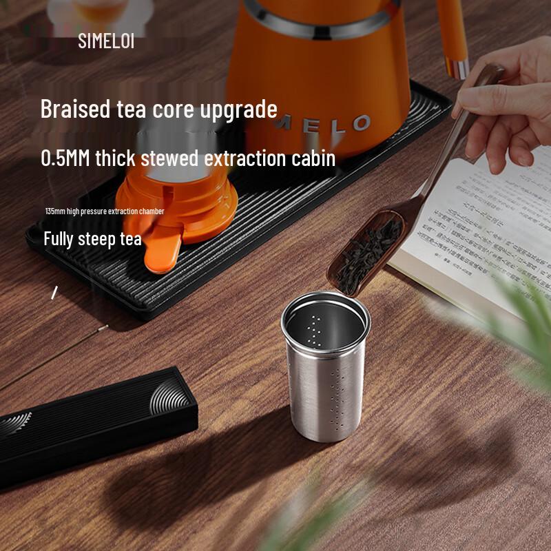 SIMELO 1.8L 316L Stainless Steel Insulated Tea Pot