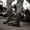 Luxury Men's Shoes Fashion Motorcycle Boots Outdoors High-top Lace Up Men's Boots British Comfortable Hiking Shoes Botas Hombre