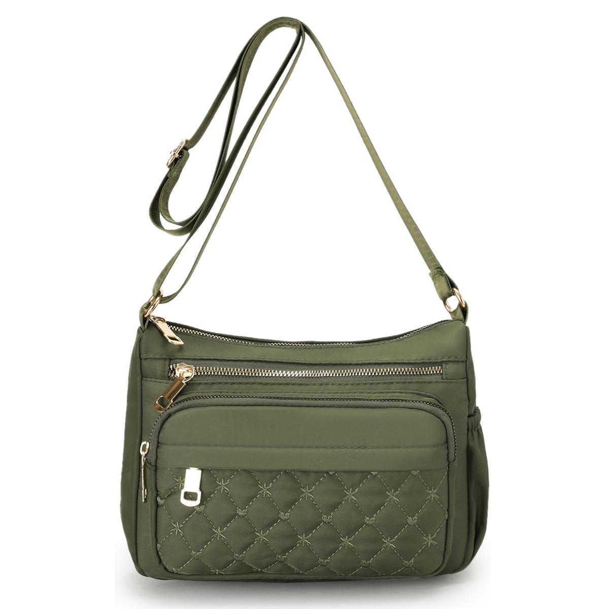 

Женская сумка через плечо большой вместимости, водонепроницаемая и износостойкая, с несколькими карманами, для поездок на работу и отдыха на открытом воздухе