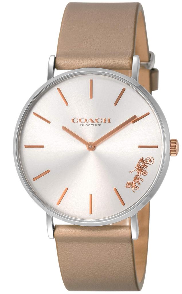 PERRY Silver Dial Stainless Steel Quartz 36MM Watch 14503119 Beige [Coach] Women's [Item]