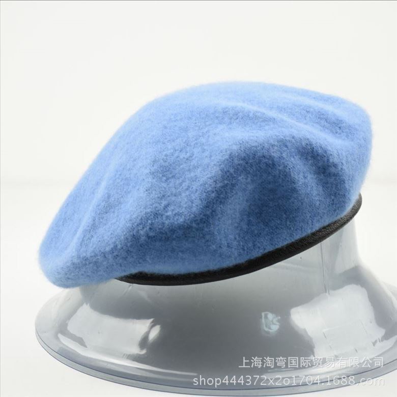 European Style Big Size XXXXL 62cm Men's Hat Retro Wool Military Army Berets Fashion Casual Leather Brim Beret Cap Women 54-60cm