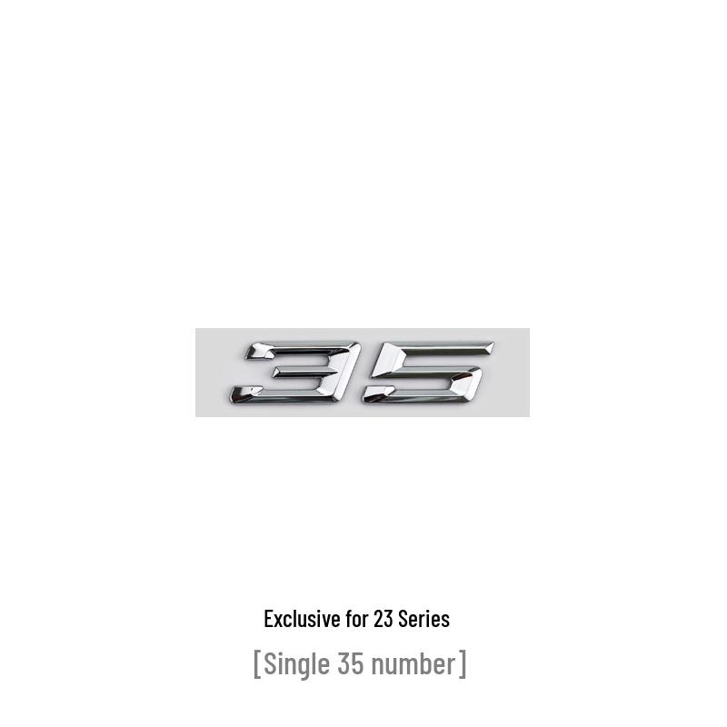 BMW 7er Modell 23 Heckemblem Aufkleber (740Li, 730Li, 750Li, 760Li)