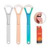 1 Pc Stainless Steel Tongue Scraper Tongue Plate For Removing Bad Breath Double Layer Tongue Coating Cleaner Brush Oral Care