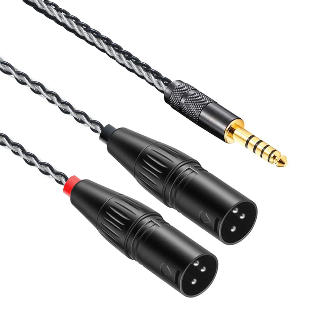 

luxferre xlr conversion balanced cable to xlr cable mm xlr cable single crystal copper cable extension cord compatible with Canon microphone xlr