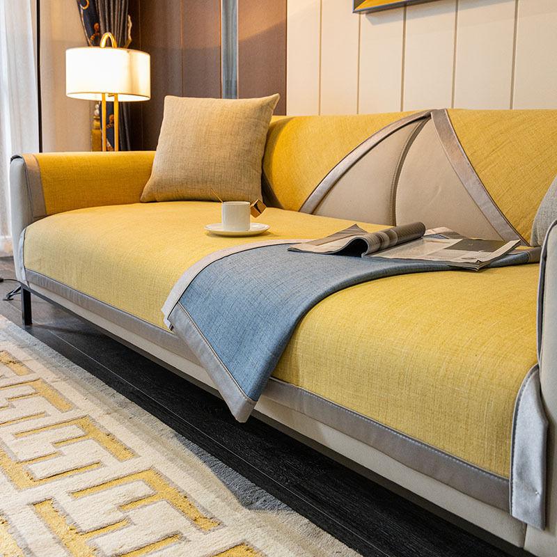 

Диванные подушки с атласной окантовкой морозного золота, современные нескользящие матовые чехлы для диванов для Hoom, чехлы на подлокотники для диванов 70x70cm 1pcs