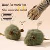 Smart Sensing Chirping Mouse Cat Toy: Light-Activated Sound Plush for Self-Play and Boredom Relief