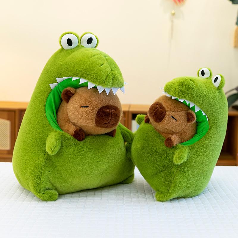 Writing A Notebook Unisex Creative Crocodile Capybara Doll Removable Doll Cute Kapibala Plush Toy Ugly Cute Rag Doll