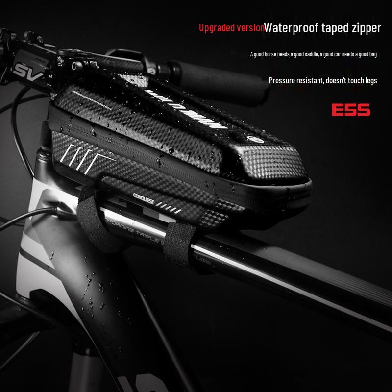 Mountain Bike Hard Shell Waterproof Frame & Handlebar Bag