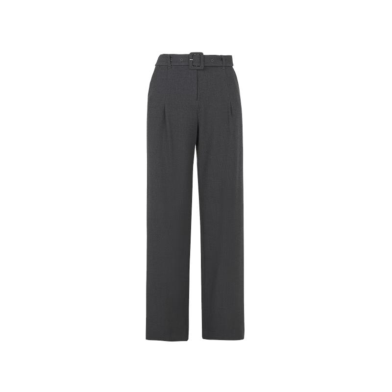 Langzi Women's High-Waist Wide-Leg Suit Trousers