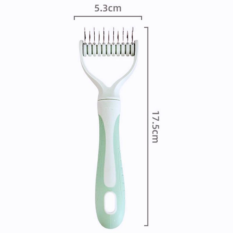Dog Comb Knife Dog Brush Pet Hair Remover Stainless Steel Combs for Dogs Hair Knot Cleaning Massage Cat Brush Comb Pet Supplies