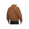 Nike Logo Single-Breasted Polo Wool Jacket Men Jackets Brown FZ1169-281