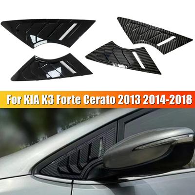 Pour KIA K3 Forte Cerato 2013-2018 Volet de Pare-brise Avant de Voiture Cache-voletlet Cache-aérateur Latéral Autocollant Scoop Accessoires Extérieurs ABS