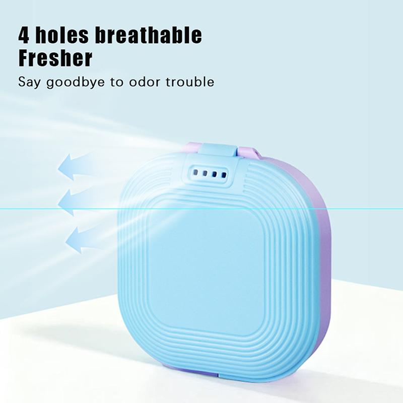 Dental Retainer Box With Mirror Magnetic Aligner Mouth Guard Container Travel Case For Teeth Braces False Denture Storage
