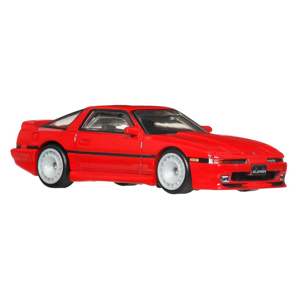 Hot Wheels Car Culture Ronin Run II '89 Toyota Supra Vehicle Toy Mini Car 3 Years Old and Up Red JBK90