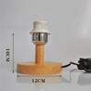 Universal Solid Wood Lamp Base Holder E27 On Off Switch Table Lamp Holder EU Plug Bedside Lamp Holder Study Room