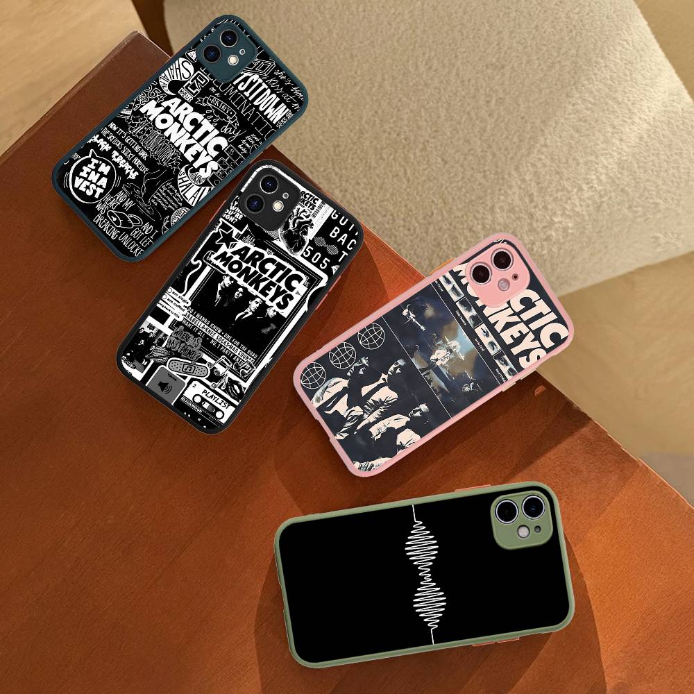 Logo A-Arctic M-Monkeys Phone Case For IPhone 16 15 14 Plus 15 13 12 11 Pro Max X XS MAX Matte Cover