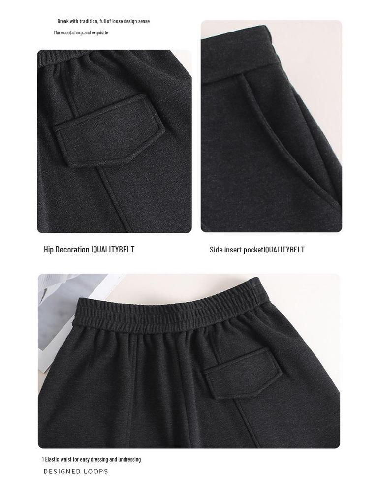 Winter Casual Warm Slimming Pumpkin Harem Pants – Korean Style Wide Leg