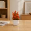 Simulated Small Potted Plant Maintenance-Free Realistic Autumn Leaves Mini Fake