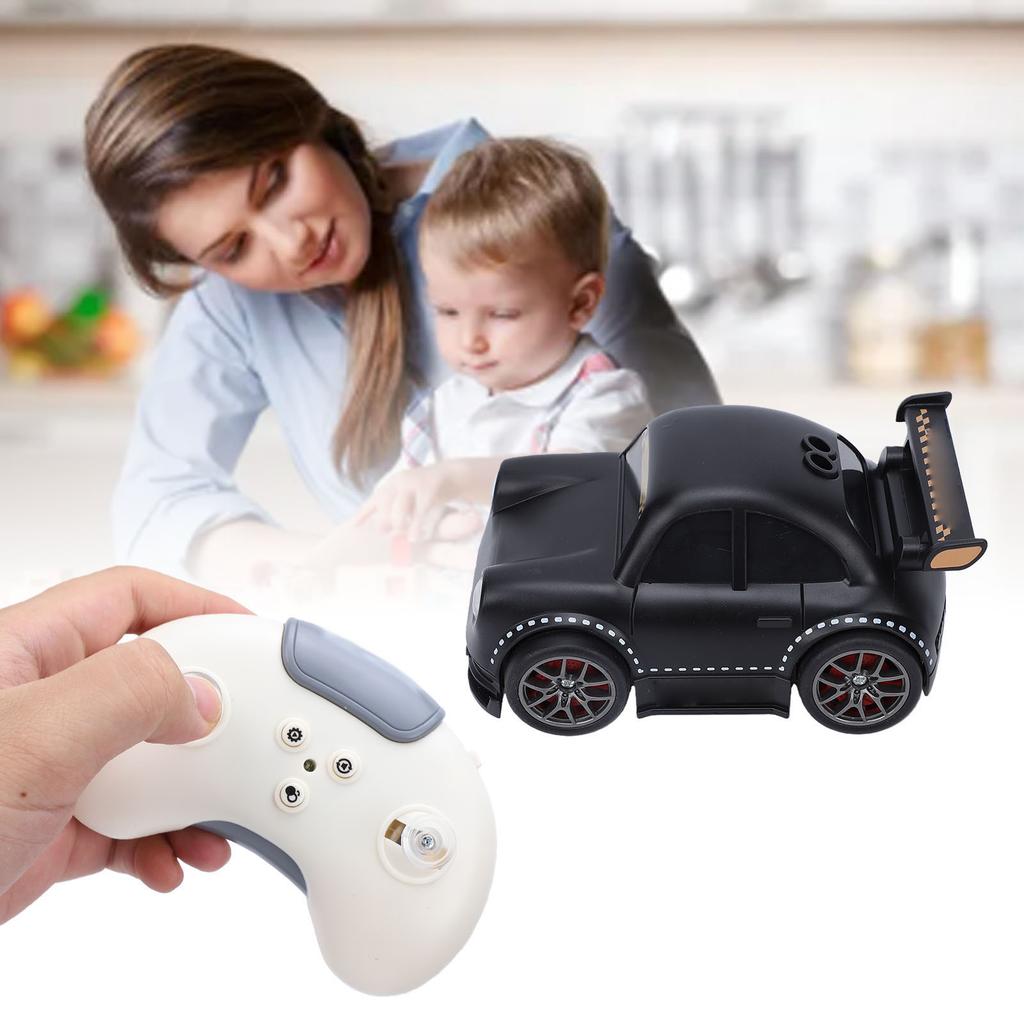 Smart RC Car with Follow Escape Modes 360 Degree Stunt Drift LED Light Voice Effect Remote Control for Kids