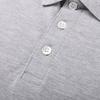 Emporio Armani Solid Color Long Sleeve Polo Shirt Men tops Gray 8N1F13-1J0SZ-0616