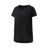 Quick-Drying Breathable Running Short Sleeve T-Shirt Women Tops Black ATSV304-1