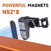 Magnetic Phone Holder 360 Degree  Adjustable Retractable Clamp Universal Hands-Free For Gym, Forklift, Kitchen, Fits All Phones