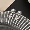 Glittering Star Design Stud Earrings Long Lasting Shine Zinc Alloy Jewelry For Sensitive Ears