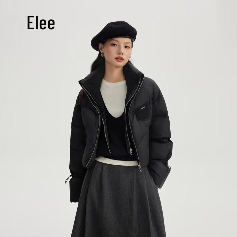 

Araliya Women s Knitted Patchwork Hooded Down Jacket XL