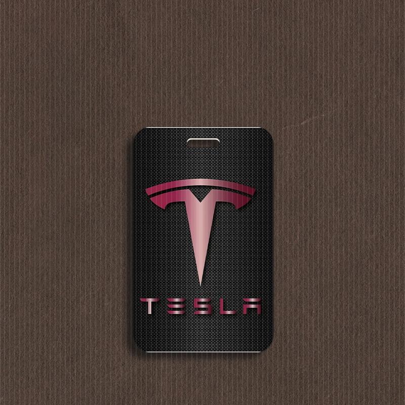 

1Pc Card Holder ID Card Sleeve Credit Cover Bus Card Case Badge Holder Lanyard for Tesla Model 3 Model S Model X Model Y