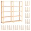Day and Night - Day and Night Shelving 5 Levels 10 Units Solid Pine Wood 500 Kg